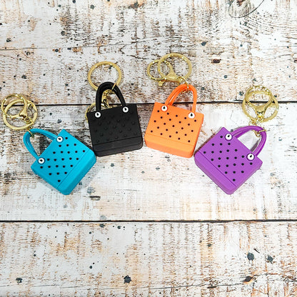 Silicone Beach Bag Keychain