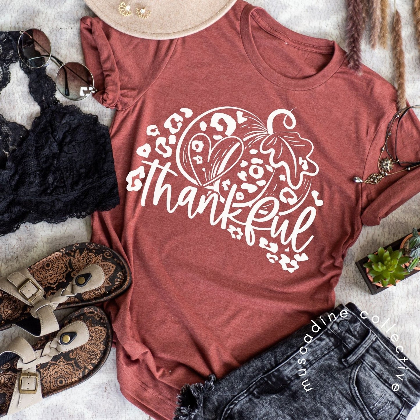 Leopard Pumpkin Thankful Shirt