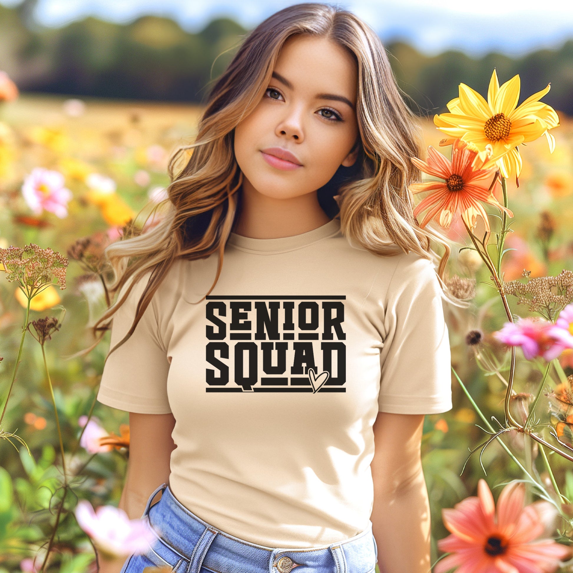 Senior Squad T-Shirt, Shirt for Graduation, Senior Class of 2024, Graduation, Senior Outfit, Unisex Tee, Senior 2024, Last Day of School