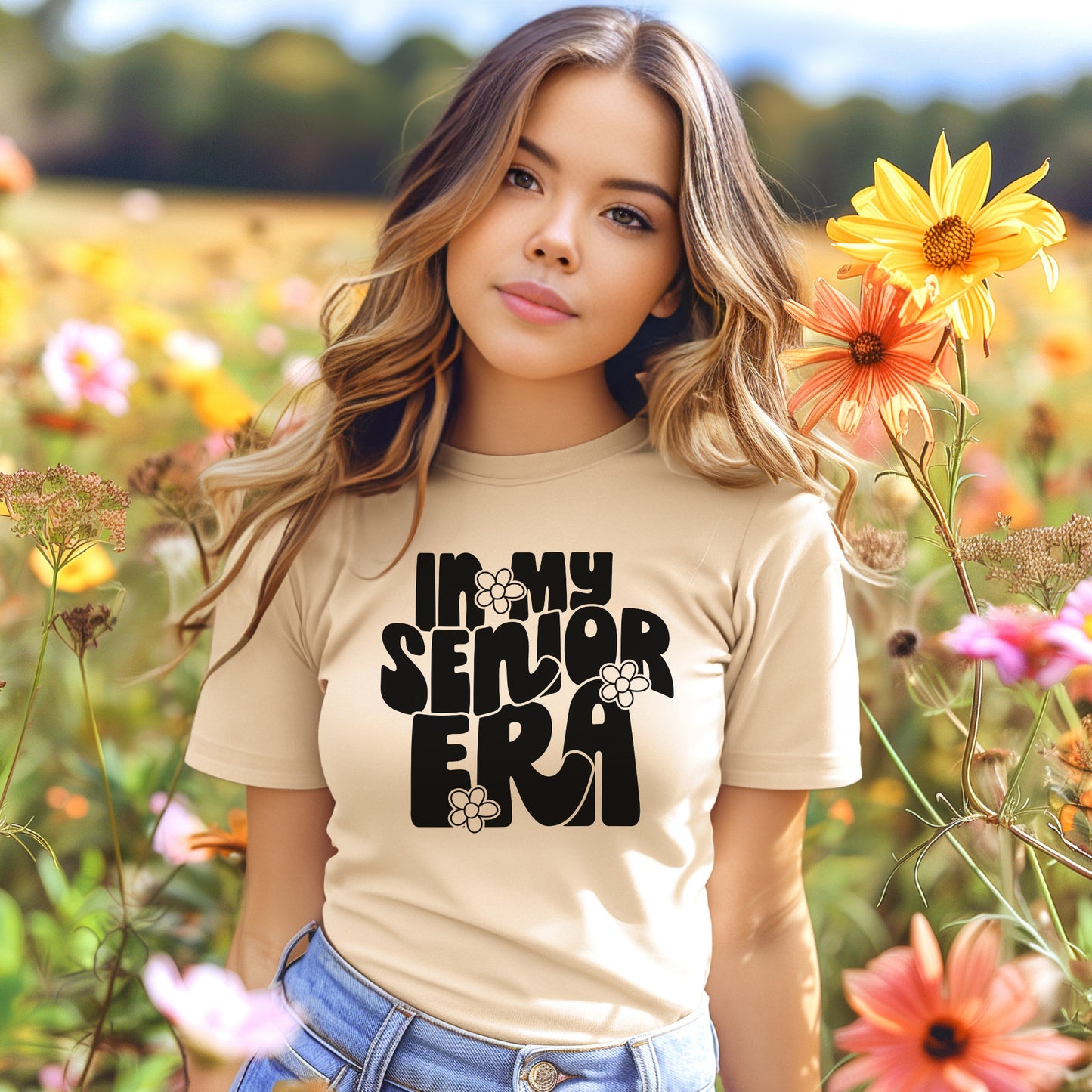 In My Senior Era T-Shirt, Shirt for Graduation, Senior Class of 2024, Graduation Shirt, High School Shirt, School Outfit, Senior Girl, Grad