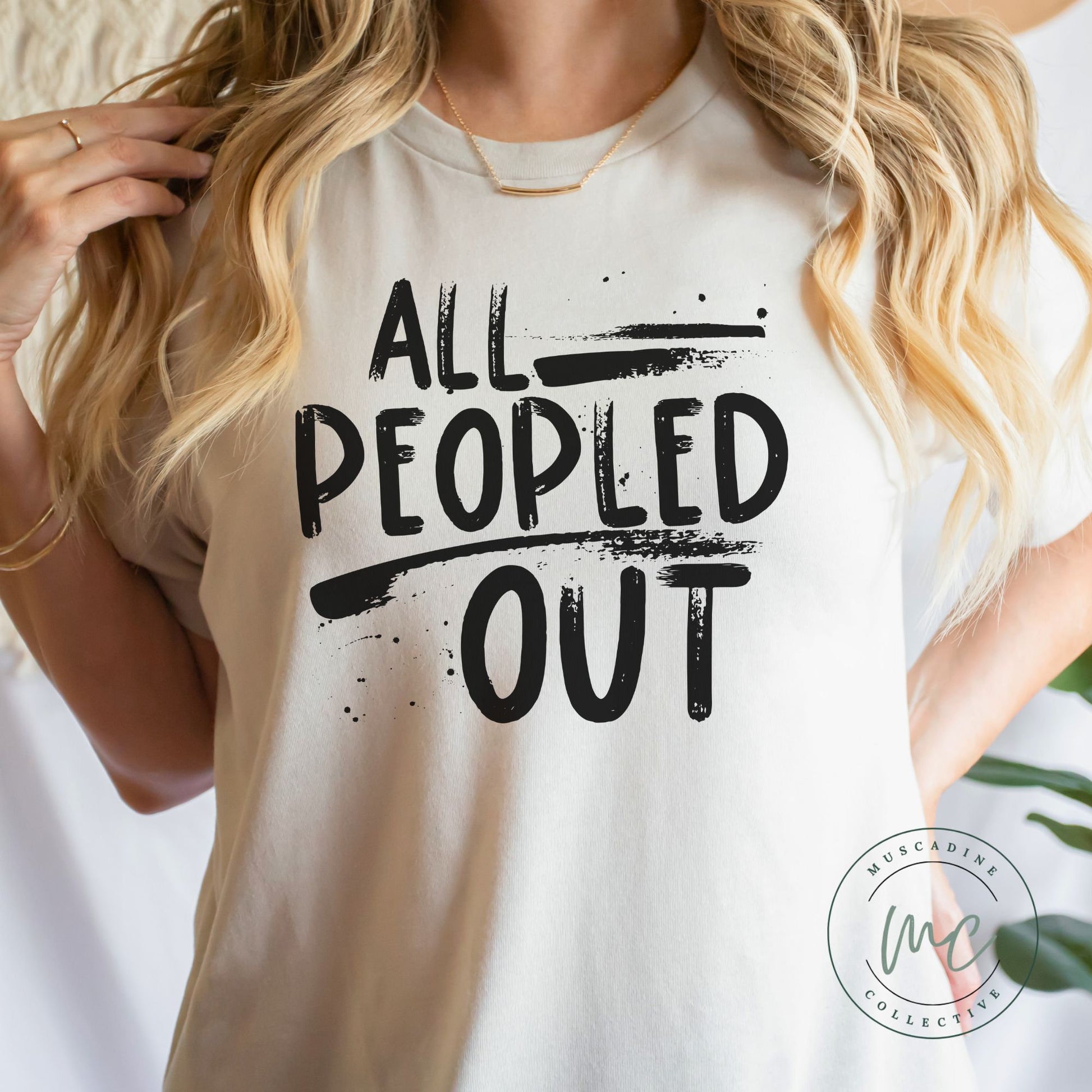 All Peopled Out Tshirt, Funny Shirt Women, Snarky tee, Trendy Shirt, Introvert Shirt, Sarcasm Shirt, Gift For Introvert, Humor Shirt