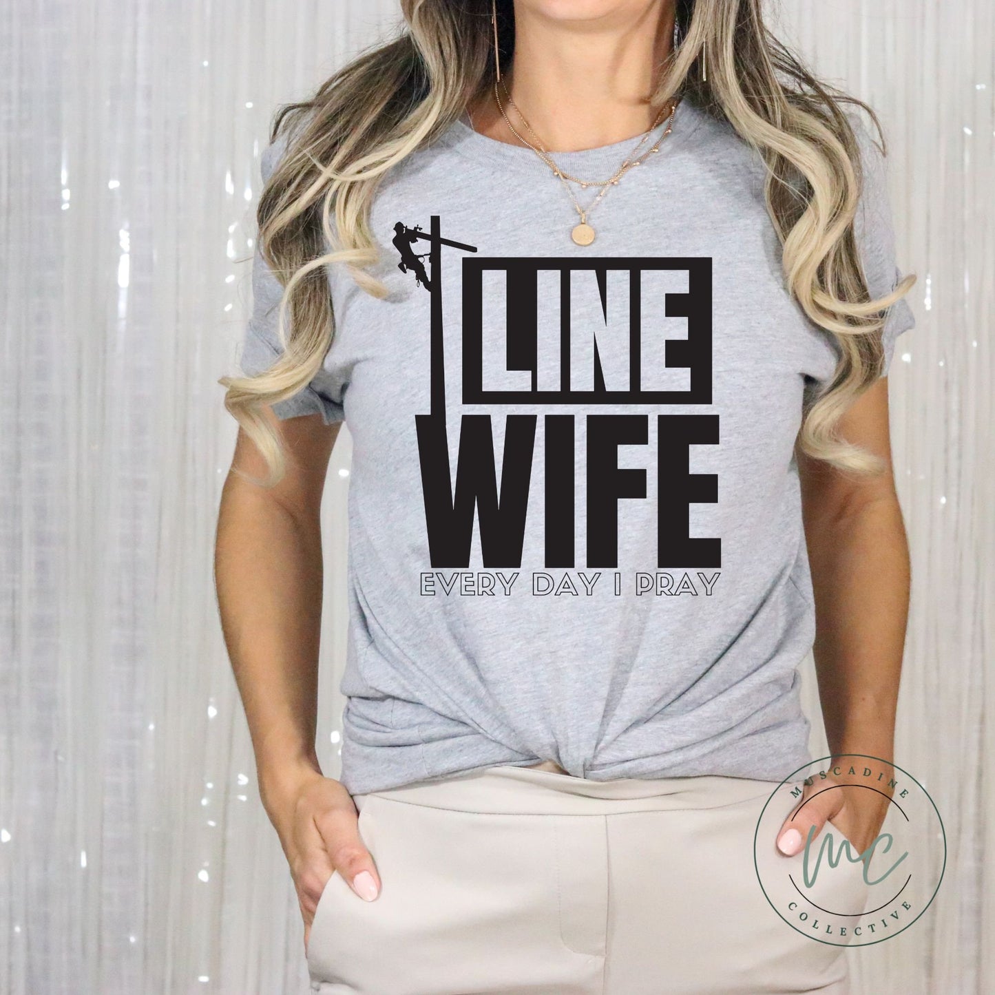 Line Wife Tshirt, Linemans Wife, Christian Wife, Journeyman Lineman Wife, Lineman Gifts, Blue Collar Wife, Graphic Tee, Lineman Wife Gifts