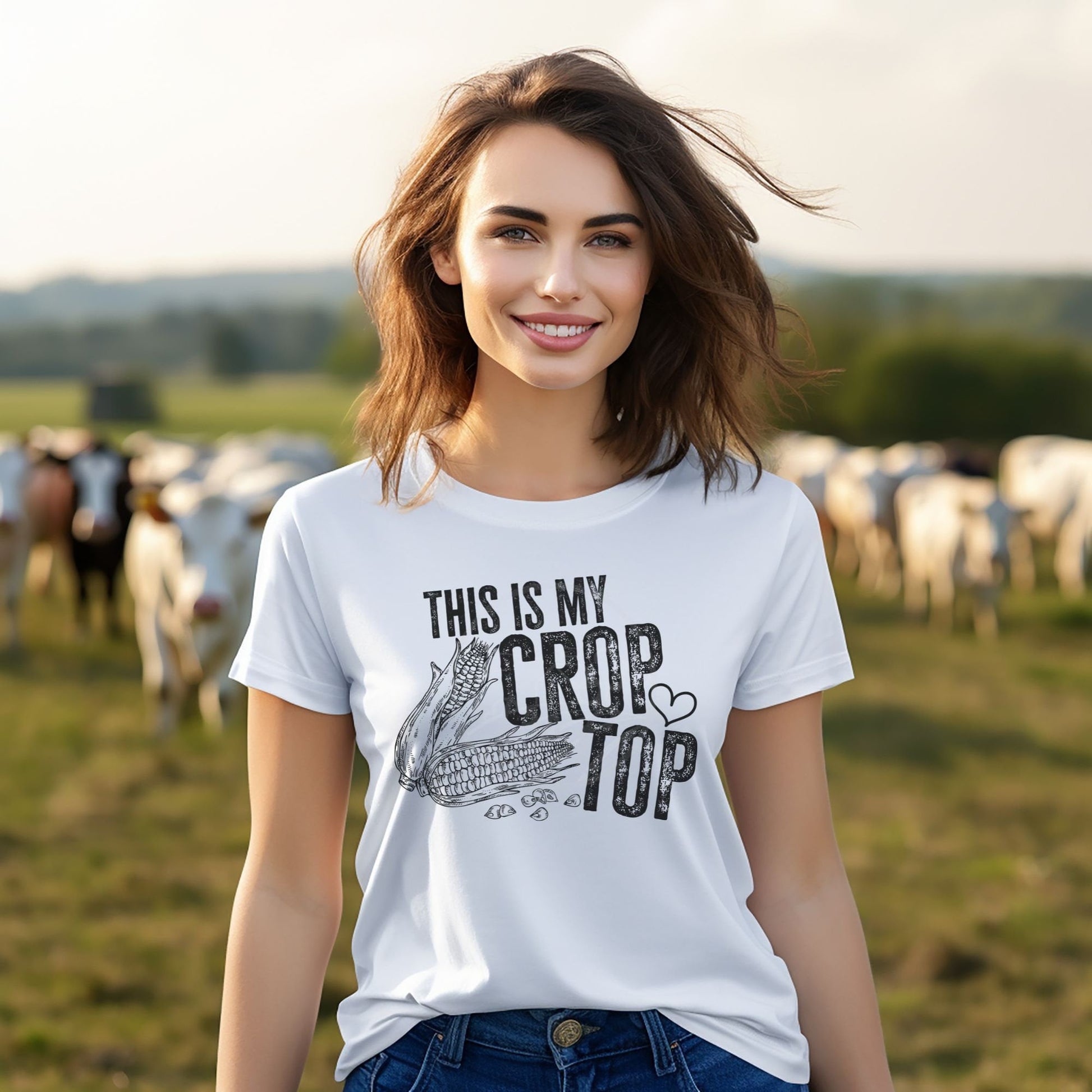 This Is My Crop Top Graphic Tee, Farmer Shirt, Gardening Shirt, Support Local Farmers, Country Tee, Farmer Shirt, Farmers Market Tee