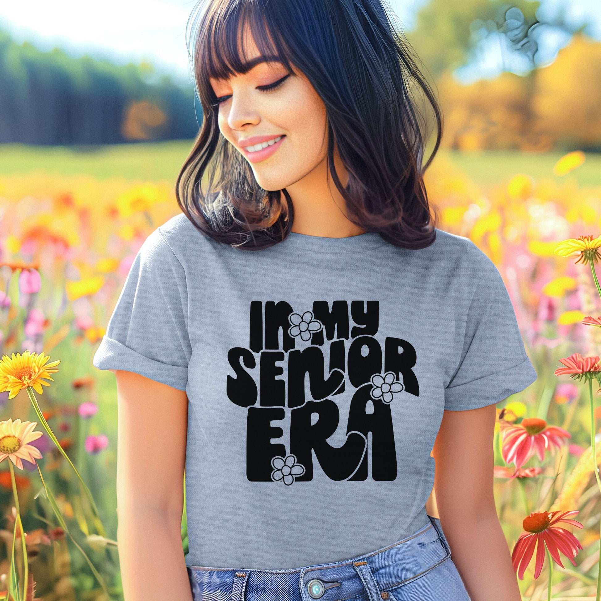 In My Senior Era T-Shirt, Shirt for Graduation, Senior Class of 2024, Graduation Shirt, High School Shirt, School Outfit, Senior Girl, Grad