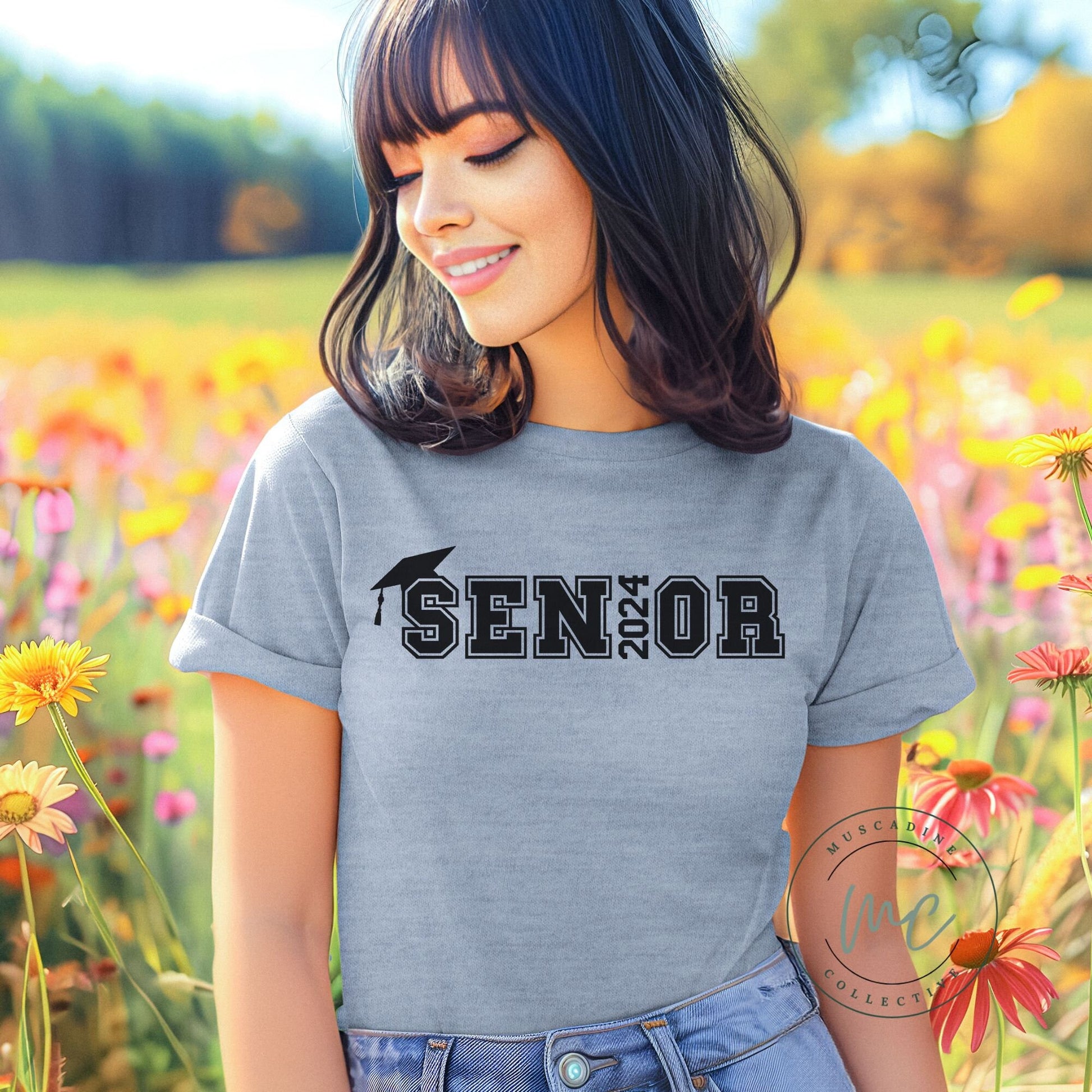 Senior 2024 Shirt, Shirt for Graduation, Senior Class of 2024, Graduation Shirt, High School Shirt, School Outfit, Graduation Gift