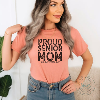 Proud Senior Mom Shirt Shirt For Senior 2024 Mom, Shirt for Graduation, Senior Class of 2024, Graduation Shirt, High School Senior Mom Shirt