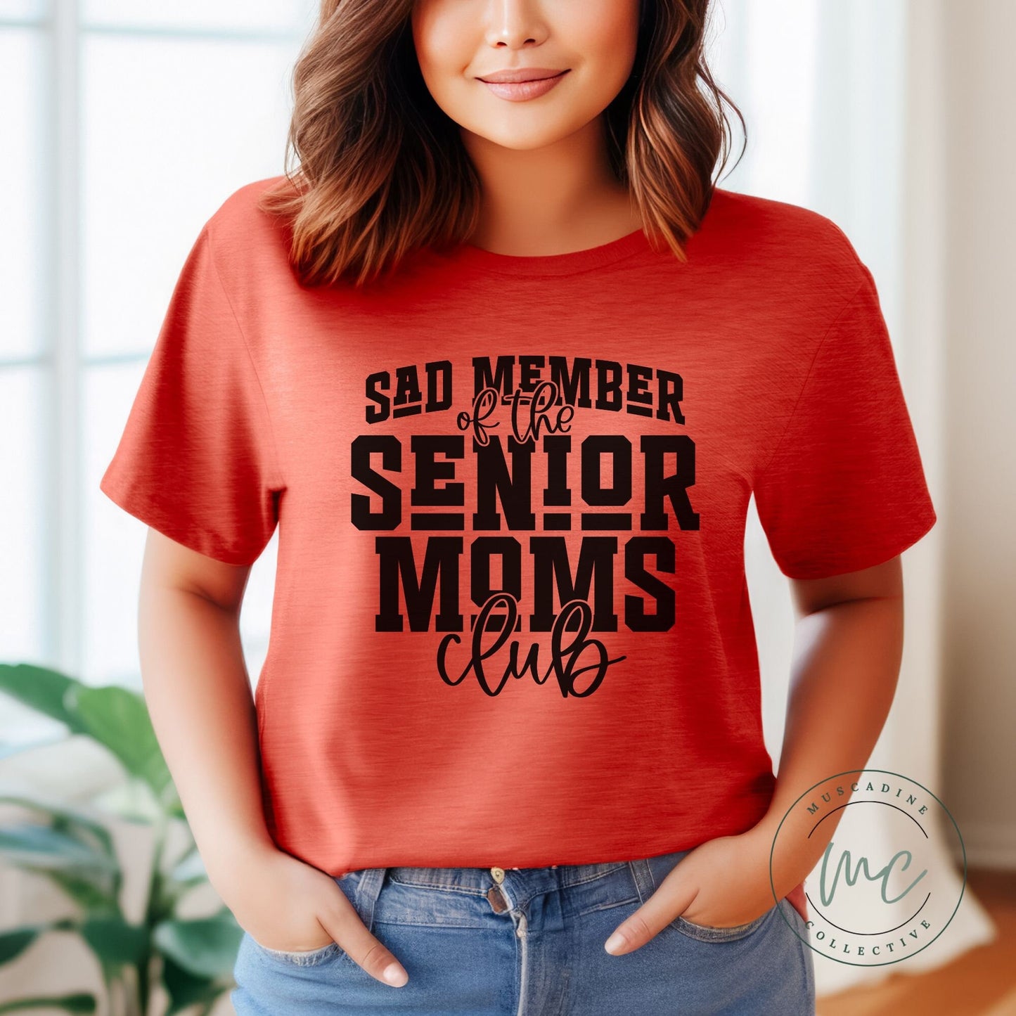 Shirt For Senior Mom, Sad Member of the Senior Moms Club, Shirt for Graduation, Senior Class of 2024, Graduation Shirt, Senior Mom Shirt