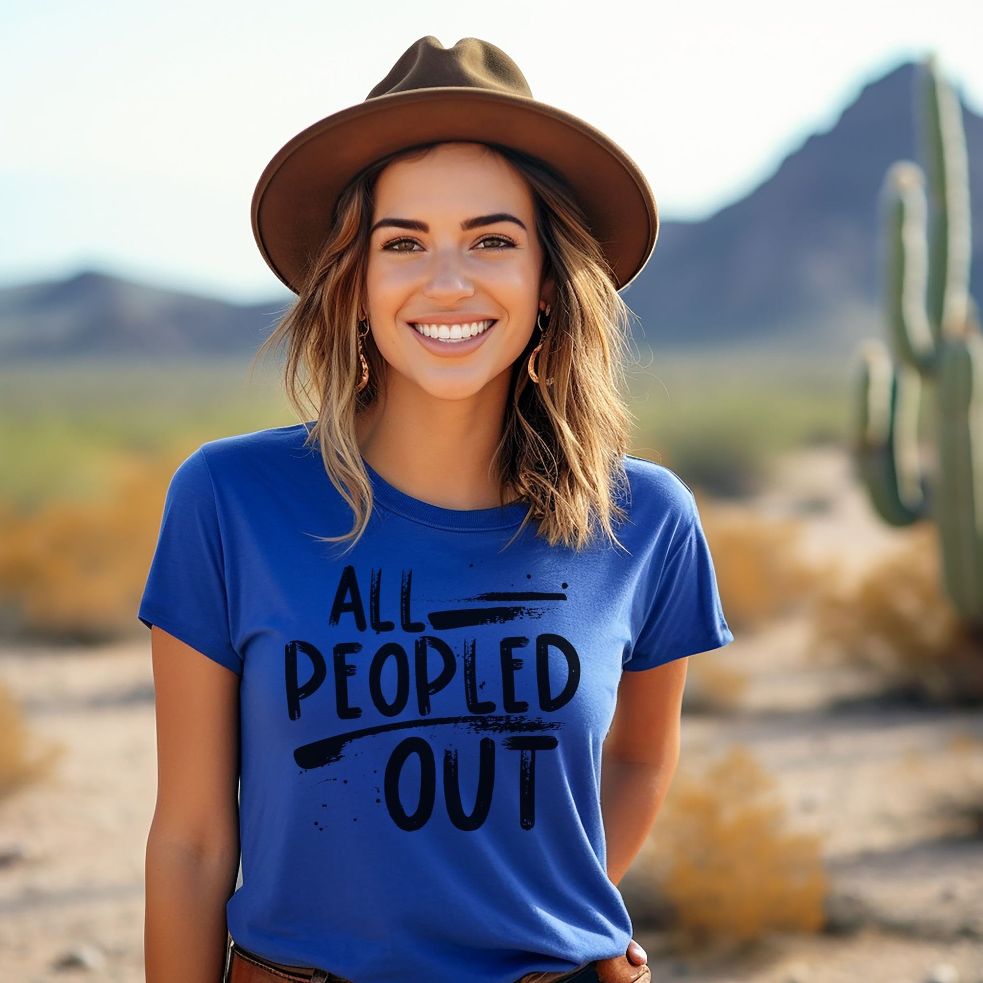 All Peopled Out Tshirt, Funny Shirt Women, Snarky tee, Trendy Shirt, Introvert Shirt, Sarcasm Shirt, Gift For Introvert, Humor Shirt