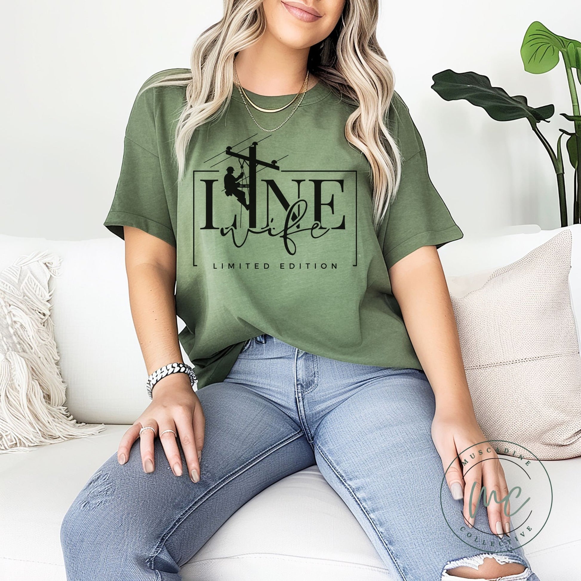 Line Wife Tshirt, Linemans Wife, Christian Wife, Journeyman Lineman Wife, Lineman Gifts, Blue Collar Wife, Graphic Tee, Lineman Wife Gifts