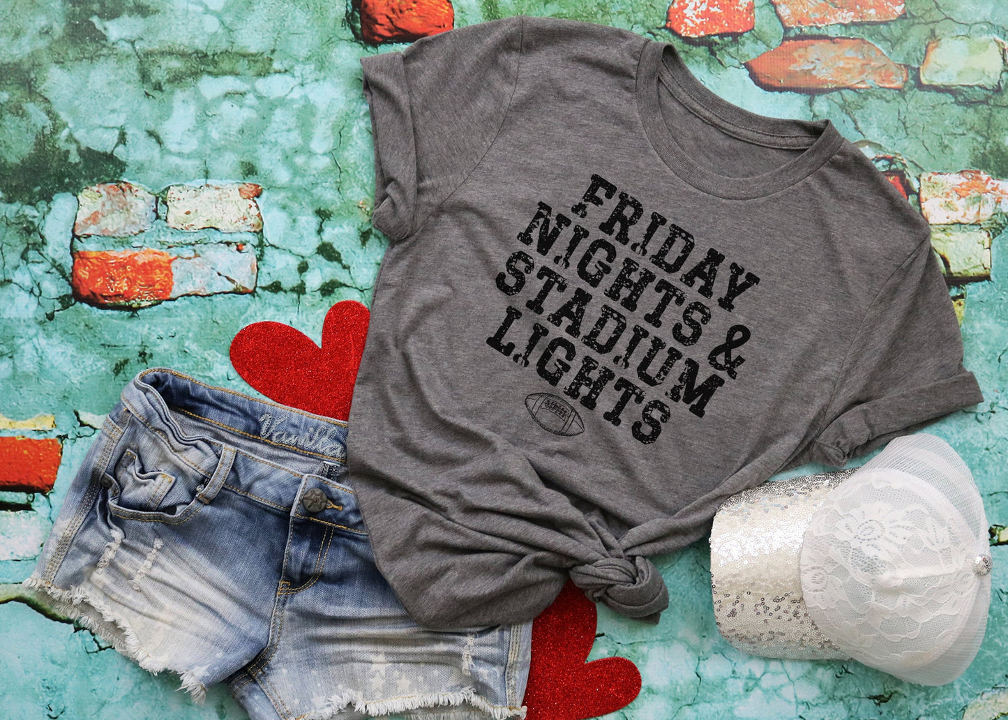 Friday Nights & Stadium Lights Tee, Football Season