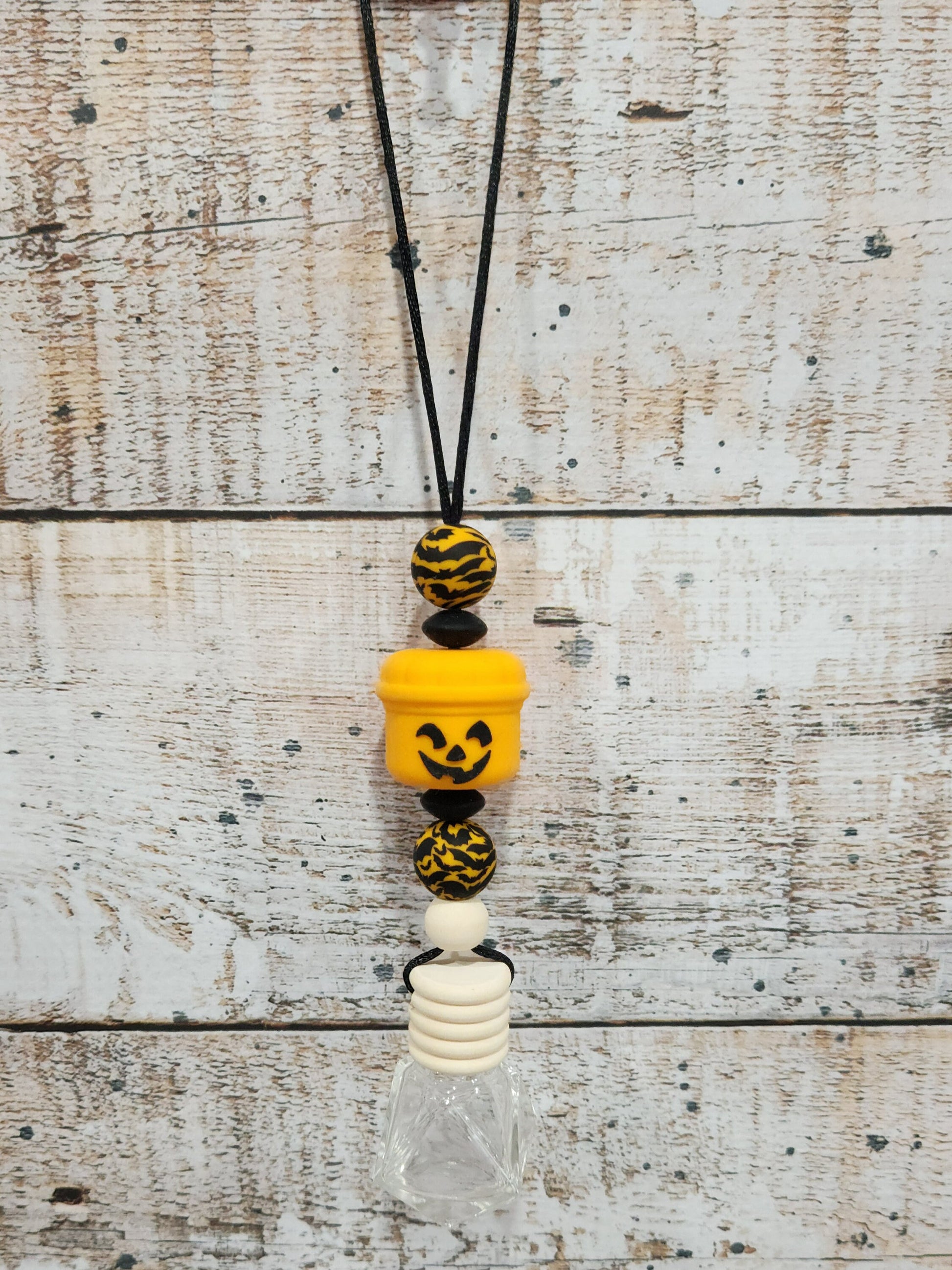 Trick or Treat Bucket Rearview Mirror Car Charm, Halloween Bucket, Spooky Stuff, Cute Car Gift, Rearview Mirror Accessories