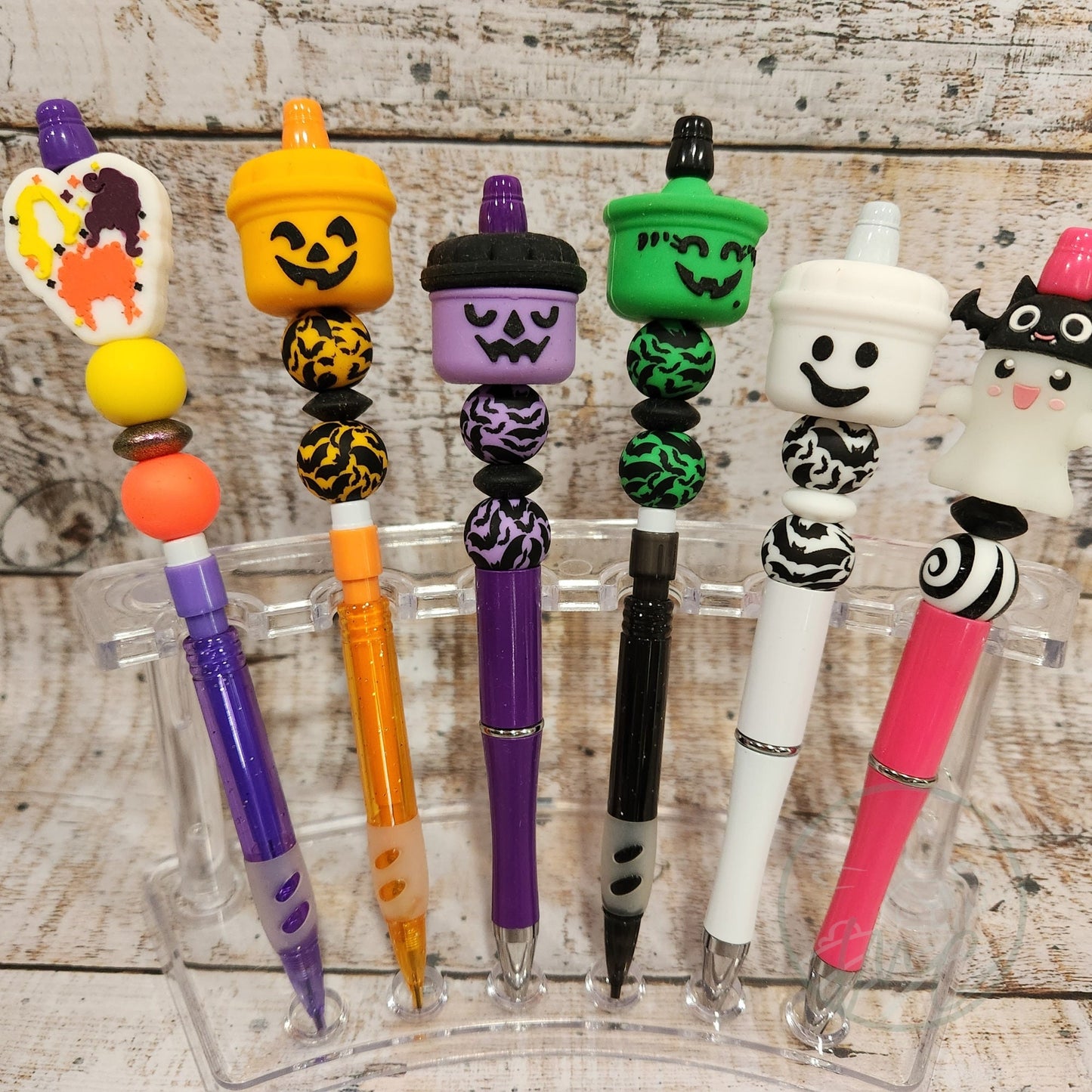 Halloween Pen, Pumpkin Pen, Halloween Pencil, Teacher Gift, Trick or Treat Bucket, Three Sisters, Glow In The Dark Ghost, Refillable Pencil