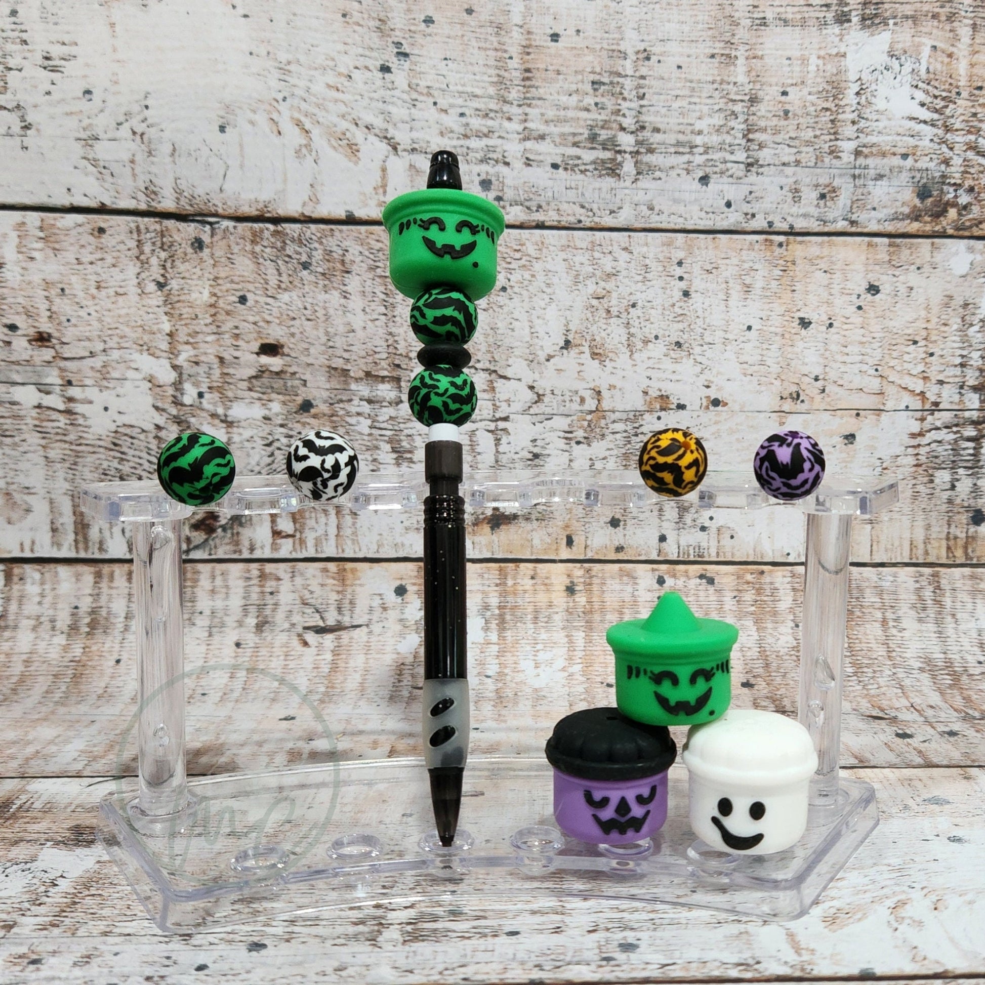 Halloween Pen, Pumpkin Pen, Halloween Pencil, Teacher Gift, Trick or Treat Bucket, Three Sisters, Glow In The Dark Ghost, Refillable Pencil