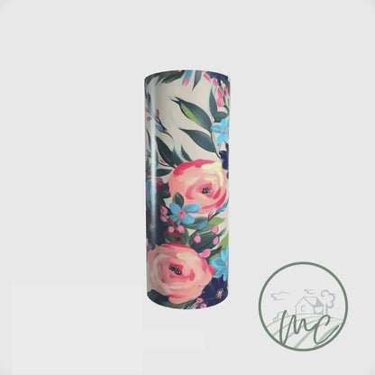 Vintage Spring Floral 20oz Tumbler, Cottagecore Floral Coffee Tumbler, Mother's Day Gift, Spring Flowers, Florist Gift