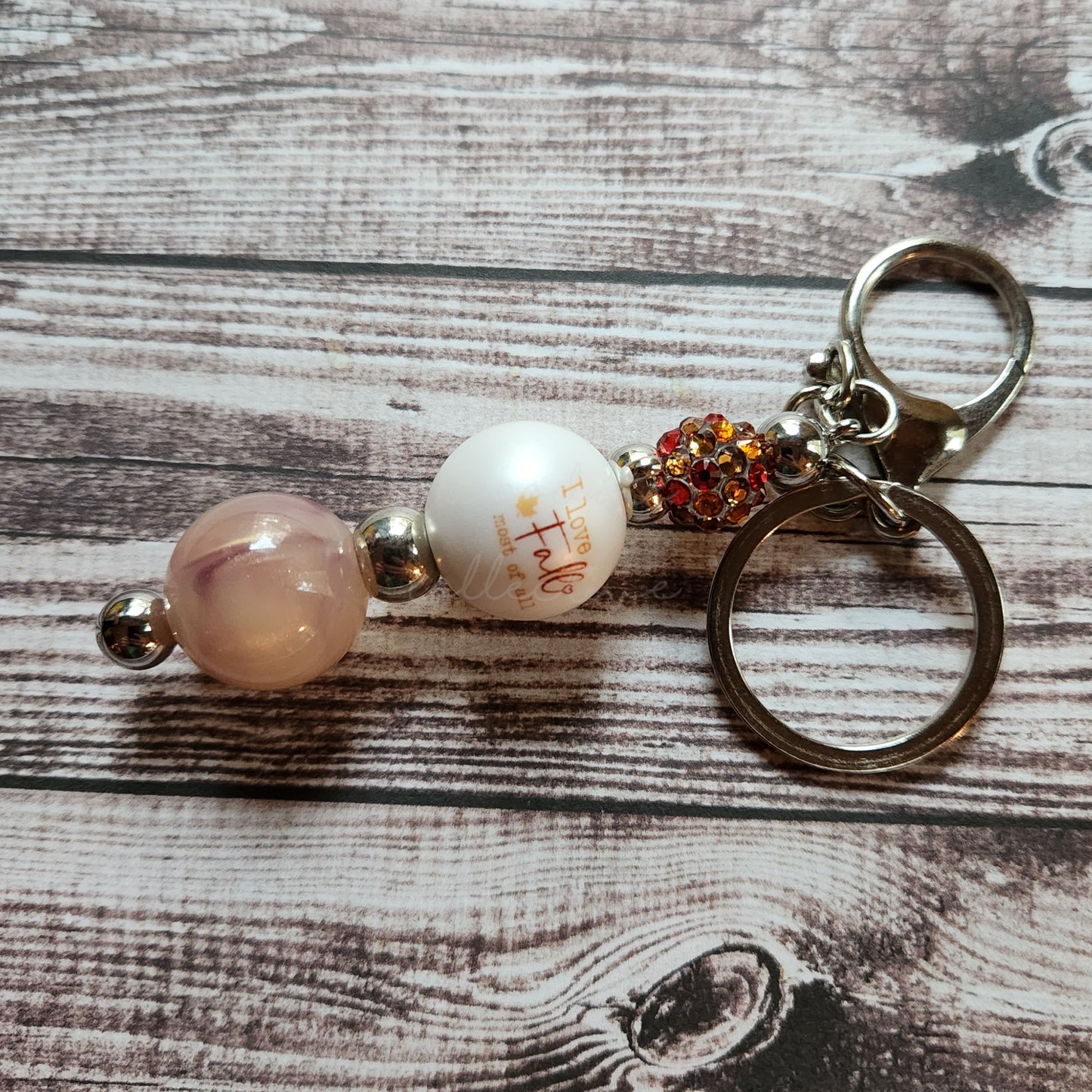 I Love Fall Most Of All Keychain