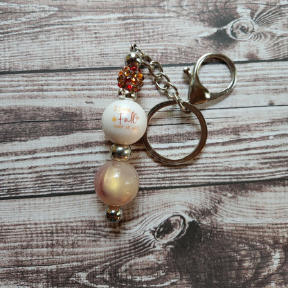 I Love Fall Most Of All Keychain