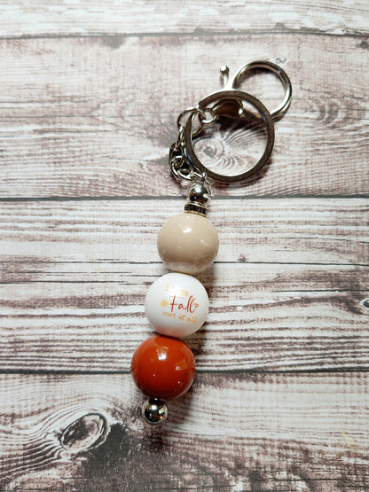 I Love Fall Most Of All Keychain #2