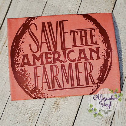 Save The American Farmer Shirt Unisex Fine Jersey Knit