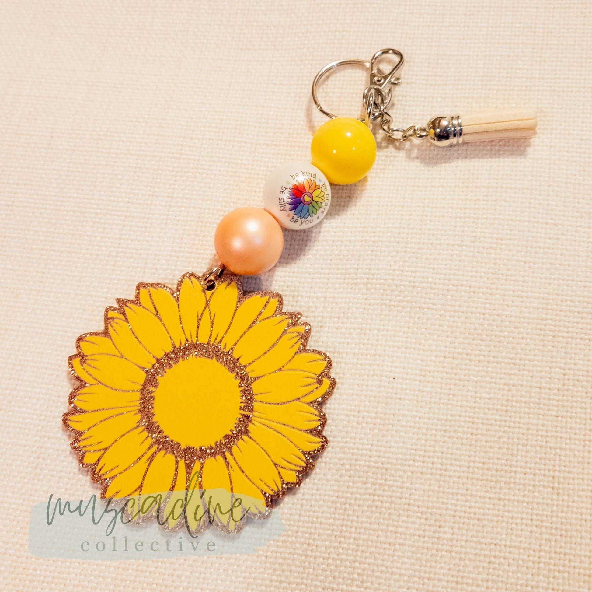 Sunflower Keychain