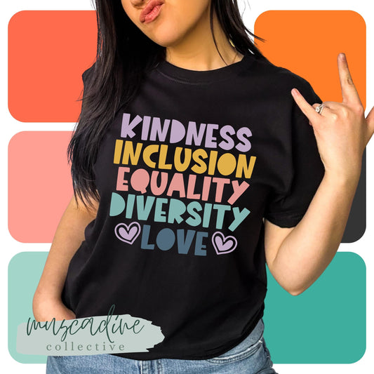 Inclusion Matters Shirt, Kindness Inclusion Equality Diversity Love, Inclusion Shirt, Autism Shirt, Mental Health Shirt, Neurodiversity