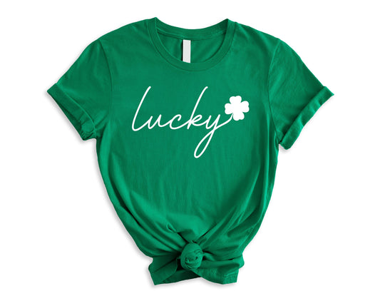 St Patrick's Day Shirt, Irish Shirt, Irish Gifts For Women, Lucky Shirt, St. Patty's Day Outfit, Youth Shirt, Lucky Shamrock, Shamrock Tee