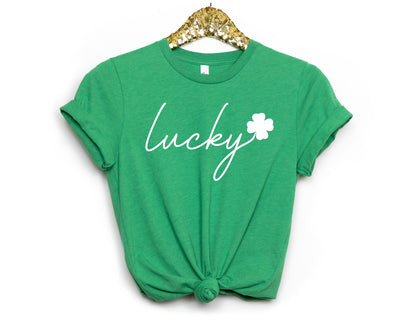 St Patrick's Day Shirt, Irish Shirt, Irish Gifts For Women, Lucky Shirt, St. Patty's Day Outfit, Youth Shirt, Lucky Shamrock, Shamrock Tee