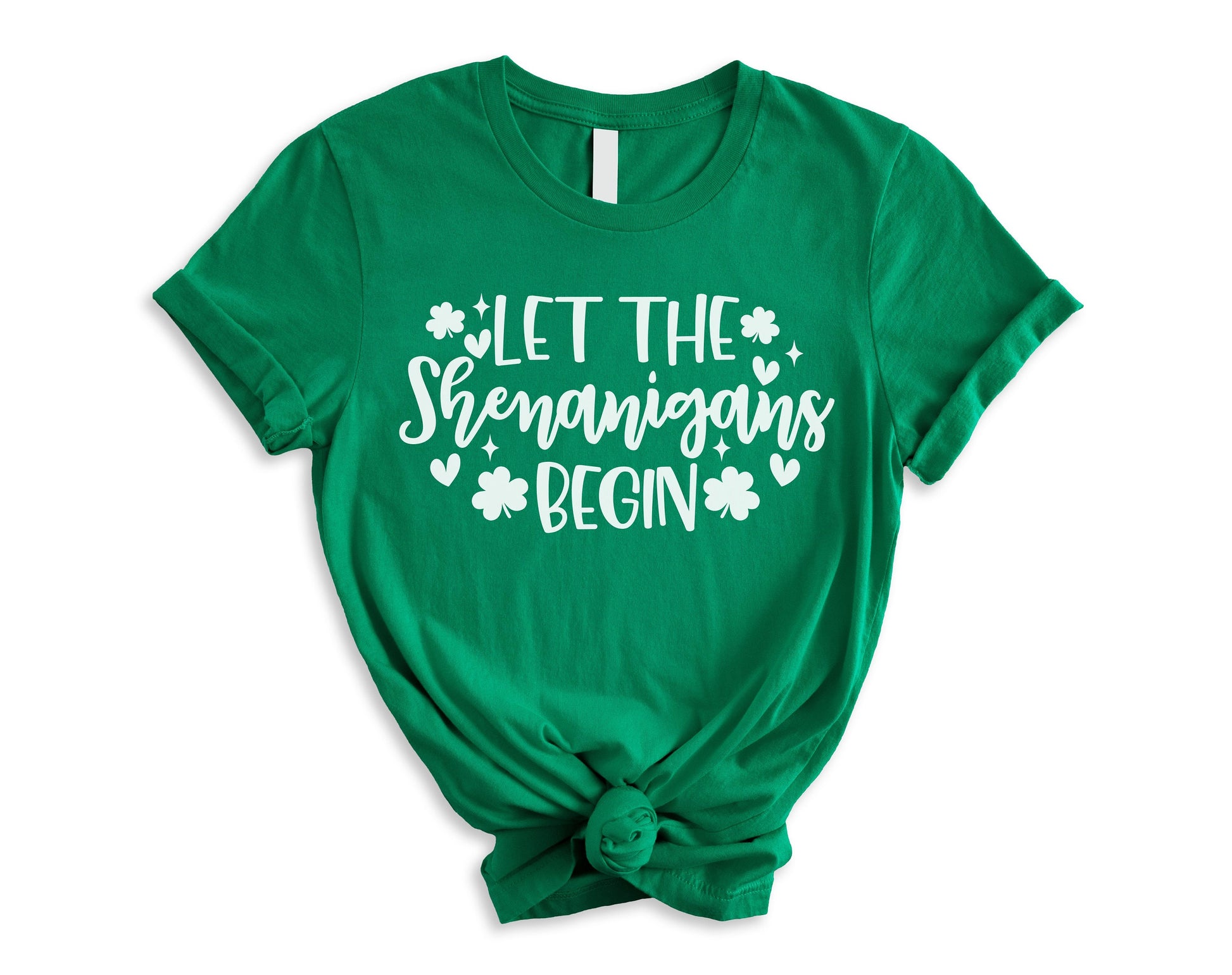 St Patrick's Day Shirt, Irish Shirt, Let The Shenanigans Begin, Irish Gifts For Women, Youth Shirt, Lucky Shamrock Tee, Youth St Patty's