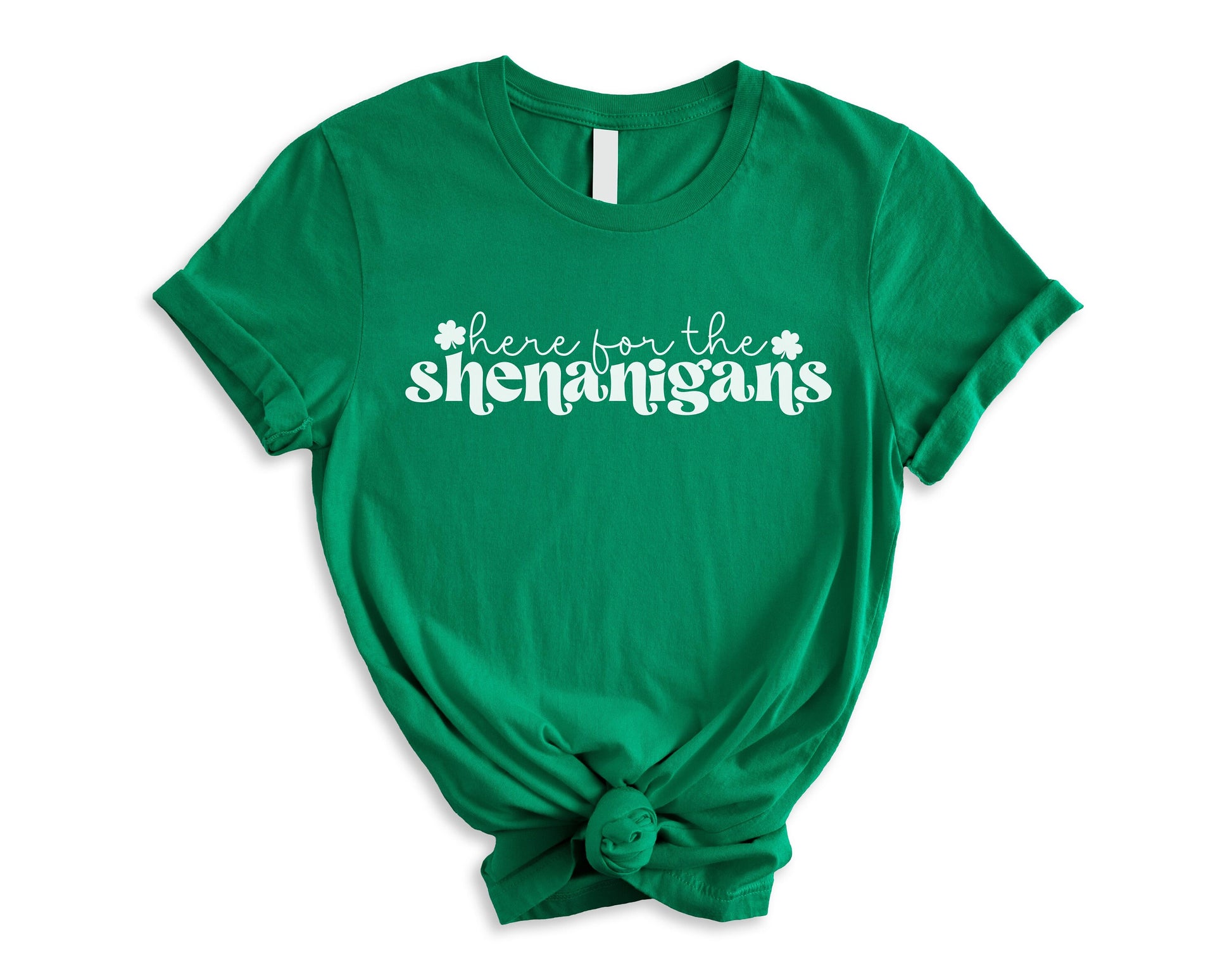 St Patrick's Day Shirt, Irish Shirt, Here For The Shenanigans, Irish Gifts For Women, Youth Shirt, Lucky Shamrock Tee, Youth St Patty's