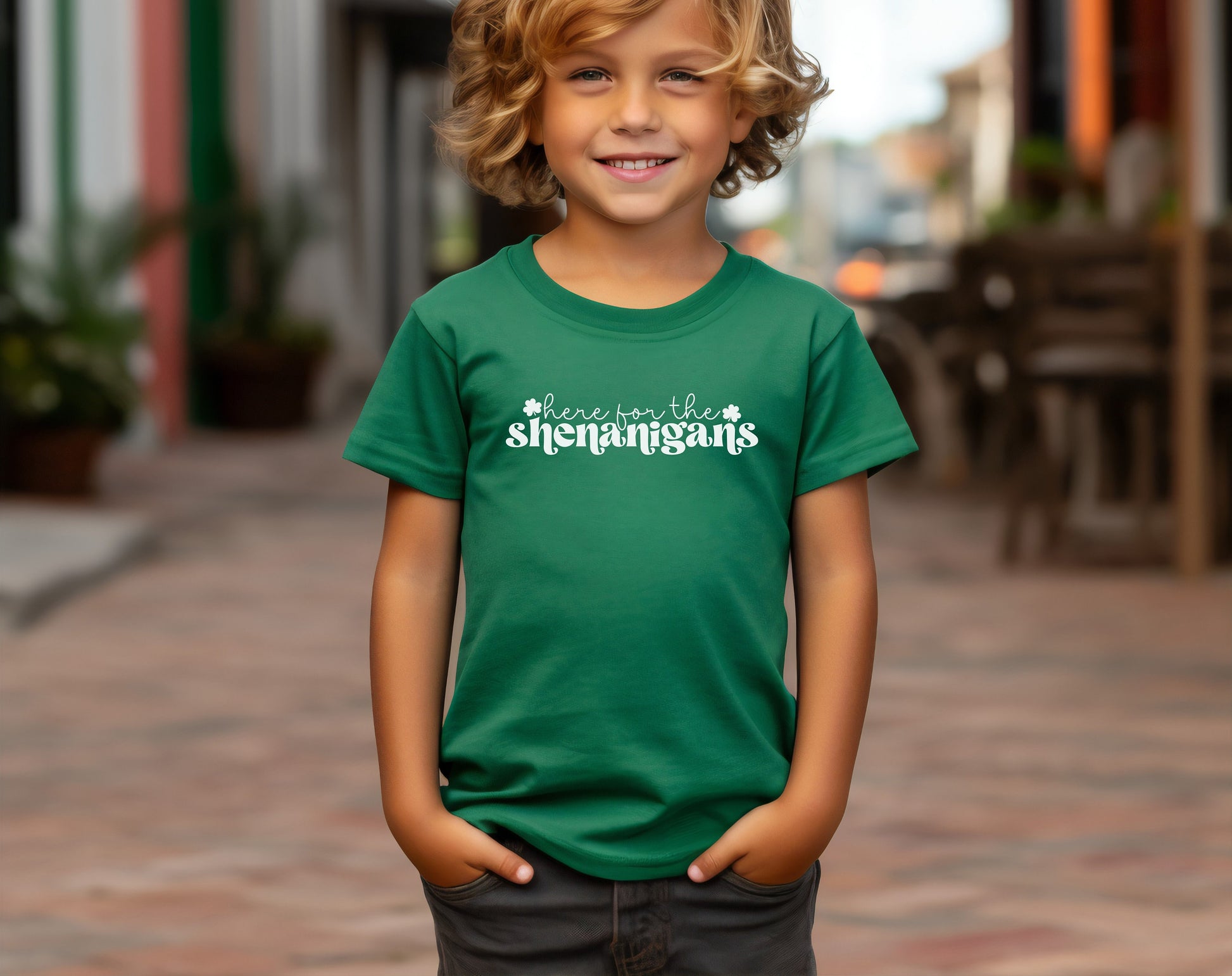 St Patrick's Day Shirt, Irish Shirt, Here For The Shenanigans, Irish Gifts For Women, Youth Shirt, Lucky Shamrock Tee, Youth St Patty's