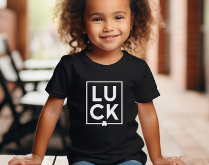 St Patrick's Day Shirt, LUCK Shirt, Irish Gifts For Women, Youth Shirt, Lucky Shamrock Tee, Youth St Patty's, Youth Tee, Toddler Clothes