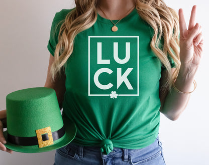 St Patrick's Day Shirt, LUCK Shirt, Irish Gifts For Women, Youth Shirt, Lucky Shamrock Tee, Youth St Patty's, Youth Tee, Toddler Clothes