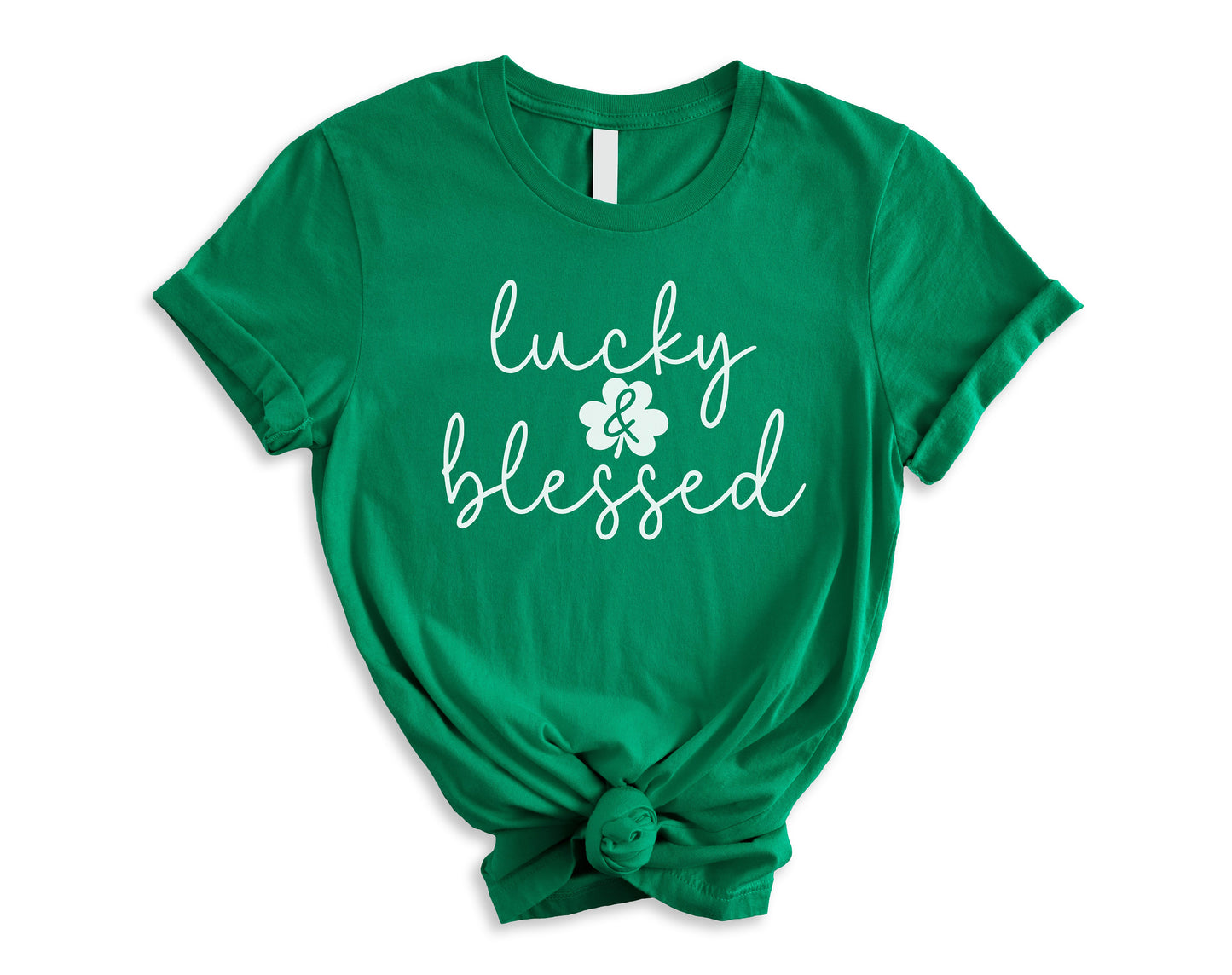 St Patrick's Day Shirt, Lucky & Blessed Shirt, Irish Gifts For Women, Lucky Shamrock, Youth St Patty's, Youth Shirt, Toddler Clothes, Kelly