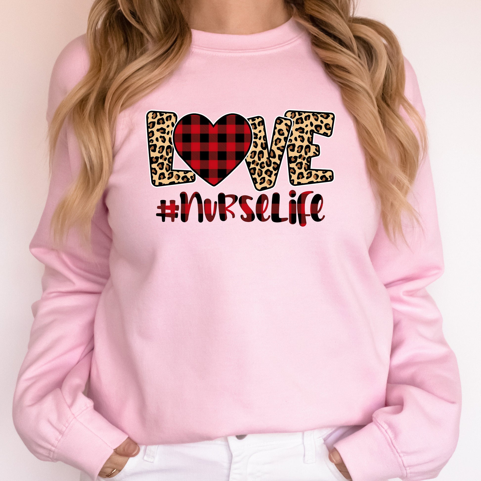 Nurse Valentine Shirt, Love Shirt Valentine, Valentines Day Shirt, Valentine Sweatshirt For Women, Nurselife, Cozy Sweatshirt For Women