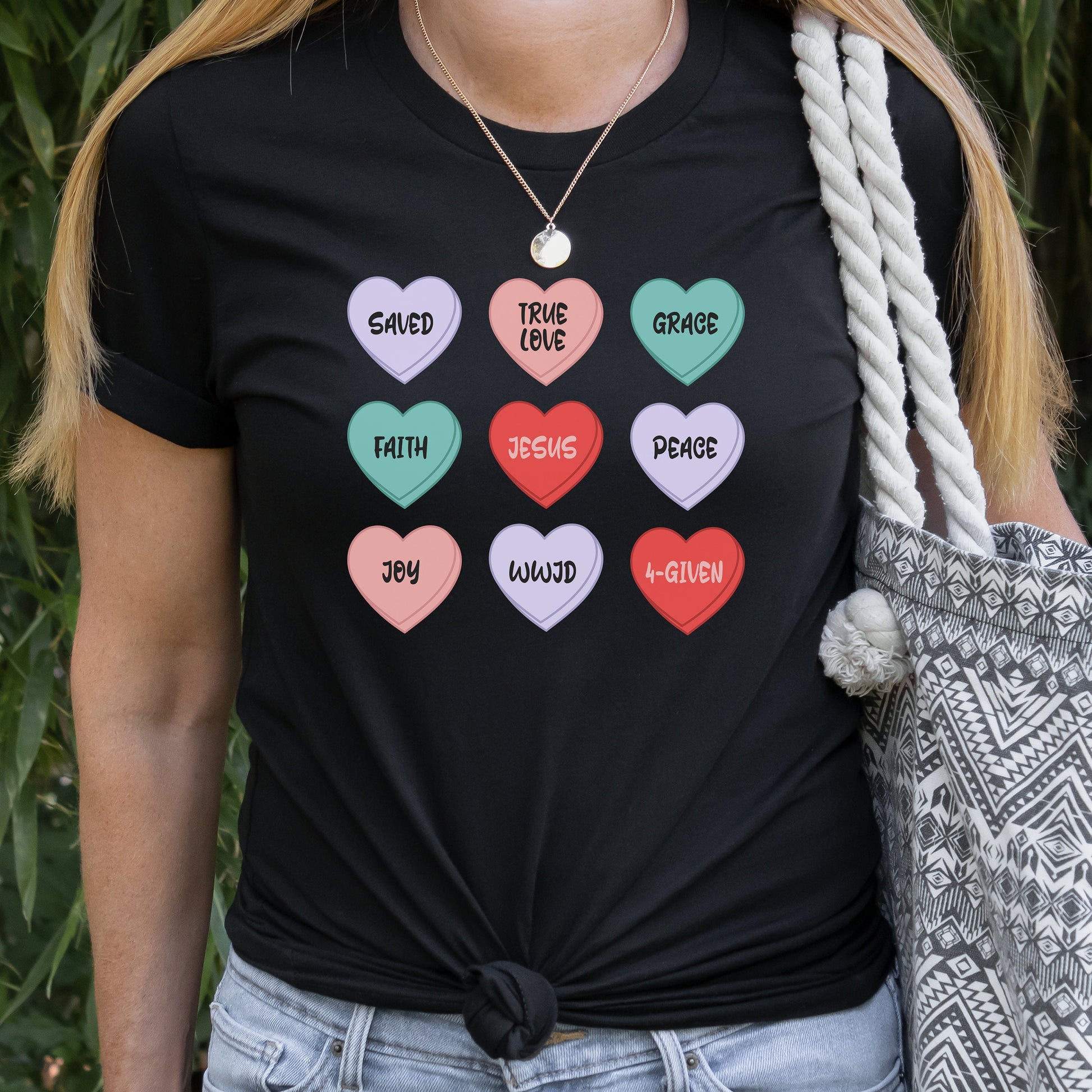 Conversation Hearts t shirt, Valentines Day Shirt, Faith Based Tshirt, Christian Sweatshirt Woman, Valentine Sweatshirt For Women