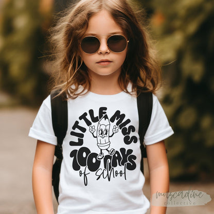 100 Days of School Shirt For Girl, Unisex Tee, Cute 100 Days Shirt, Youth Shirt, 100th Day of School Celebration