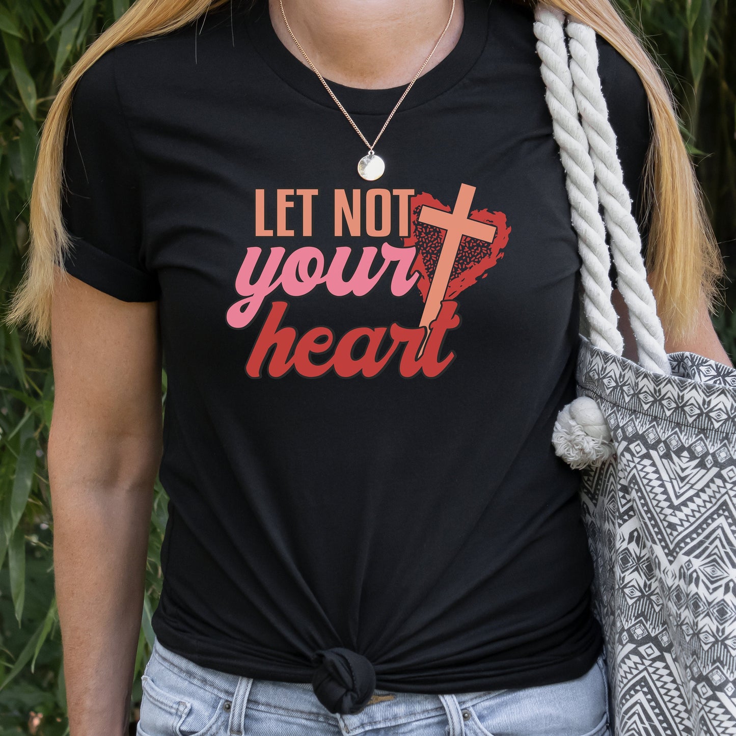 Valentines Day Shirt, Let Not Your Heart, Christian Sweatshirt Woman, Love Shirt Valentine, Valentine Sweatshirt For Women, Love Gifts