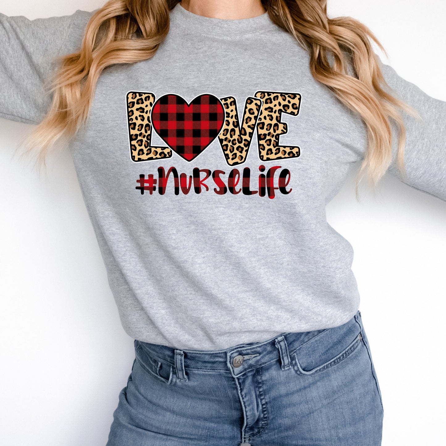 Nurse Valentine Shirt, Love Shirt Valentine, Valentines Day Shirt, Valentine Sweatshirt For Women, Nurselife, Cozy Sweatshirt For Women